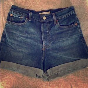 Levi Strauss & Co Jean Wedgie Shorts